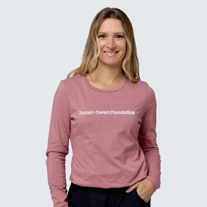T2T 25th Anniversary Women's Long Sleeve Tee (Blush Frost)