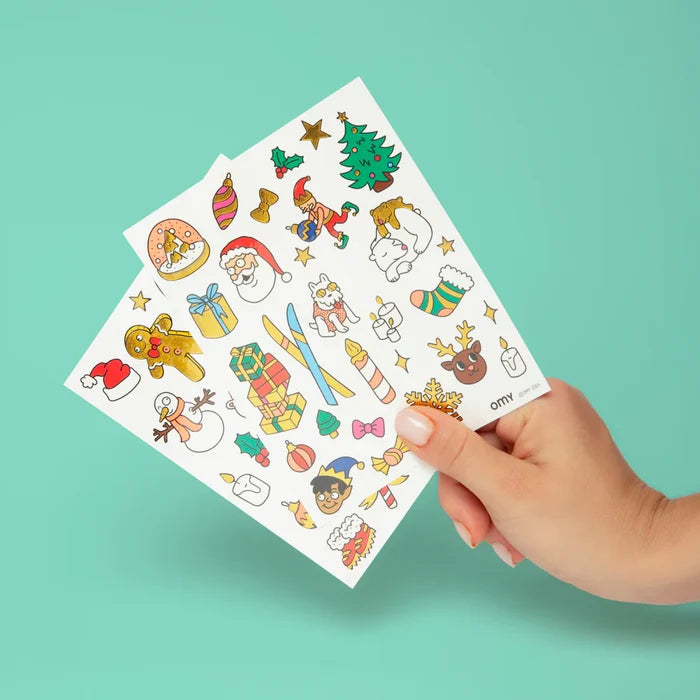 OMY - Temporary Tattoo - Ho Ho Ho! - Content