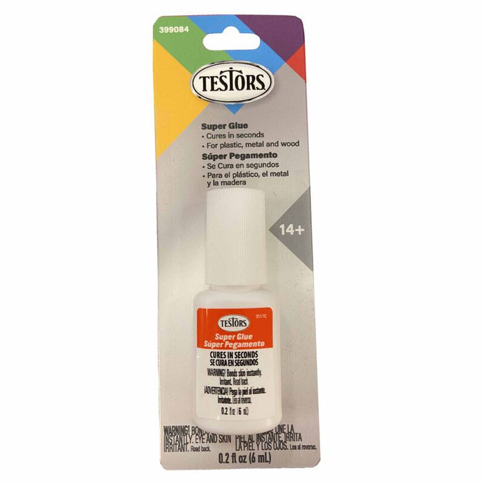 TES399084 Testor Corp. Super Glue, 1/5 oz