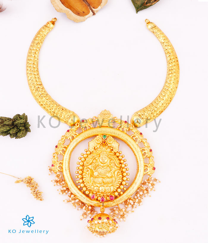 The Hiranmayi Silver Lakshmi Necklace
