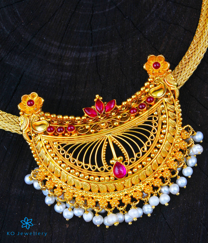 The Tvam Silver Choker Necklace (Pearl)