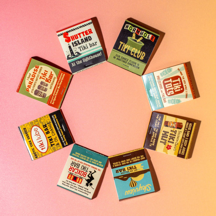 Tiki Bar Matchbooks | Funny Matches