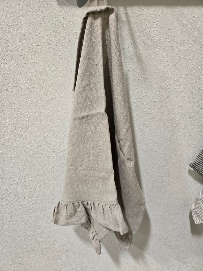Towel, Linen Ruffle