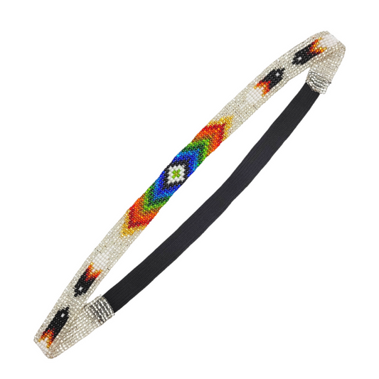 TRIBAL ROOTS Beaded Soft Loom Headband