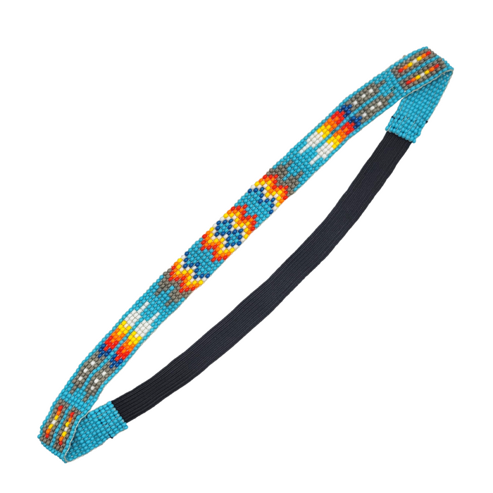 TRIBAL ROOTS Beaded Soft Loom Headband