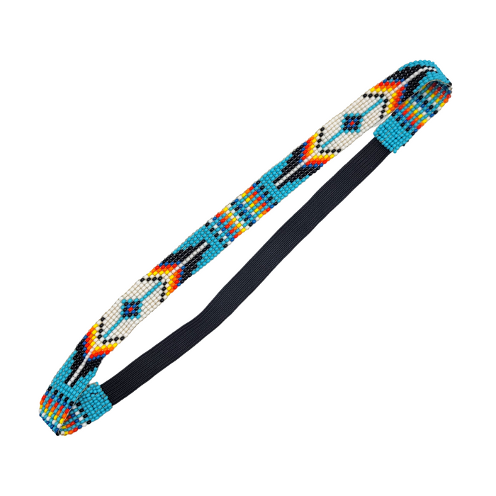TRIBAL ROOTS Beaded Soft Loom Headband