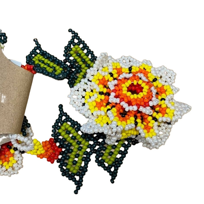 TRIBAL ROOTS Floral Necklace Earrings And Bracelet Set