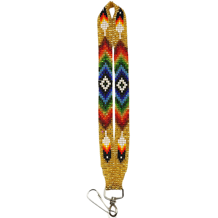 TRIBAL ROOTS Loomed Wristlet Lanyard