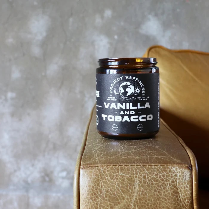 Vanilla and Tobacco Soy Candle - 8oz