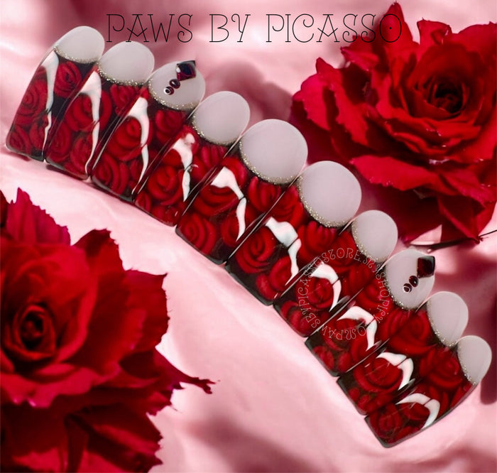 Ready to Ship Curvy nails - Paws By Picasso Ready to Ship Curvy nails