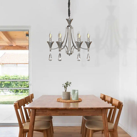 Vintage Multi Arm Chandelier 5 Light ~ 4625