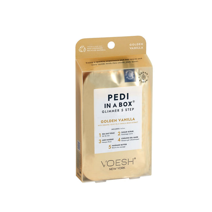 Voesh 5 in 1 Step Spa Pedibox Golden Vanilla - Case 50 boxes