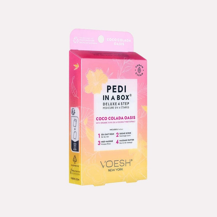 VOESH Deluxe Pedicure In A Box 4 In 1 - Coco Colada Oasis