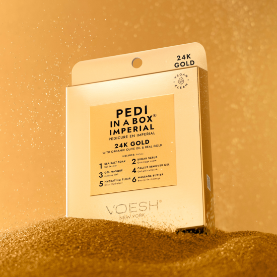 Voesh Pedi in a Box Imperial 24K Gold 6 Step