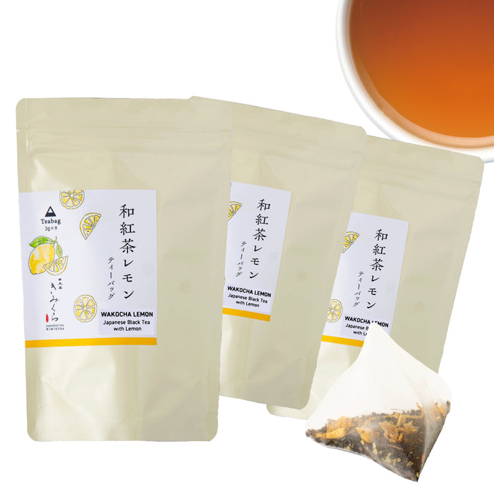 Wakocha Japanese Black Tea with Lemon 5.5g x 9 teabags