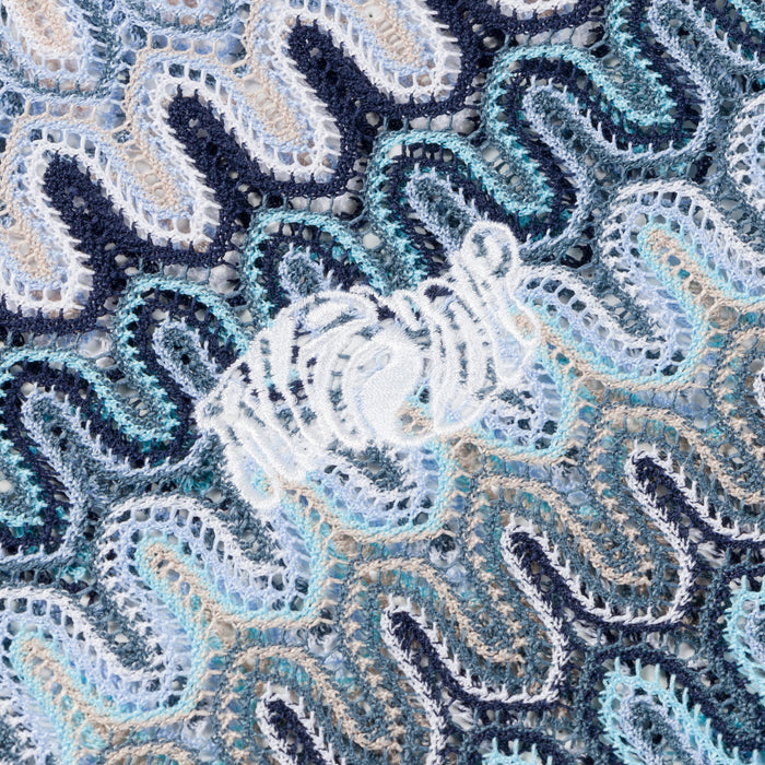 RIPNDIP Waves Crochet Crop Long Sleeve (Multi)