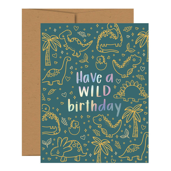 Wild Birthday Greeting Card