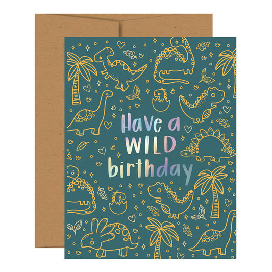 Wild Birthday Greeting Card