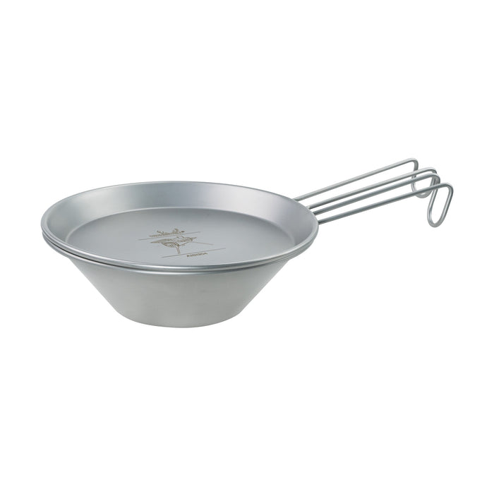Winnerwell® Stainless Steel Sierra Cup Bowl & Plate Set - Ideal for Camping, Hiking & Backpacking