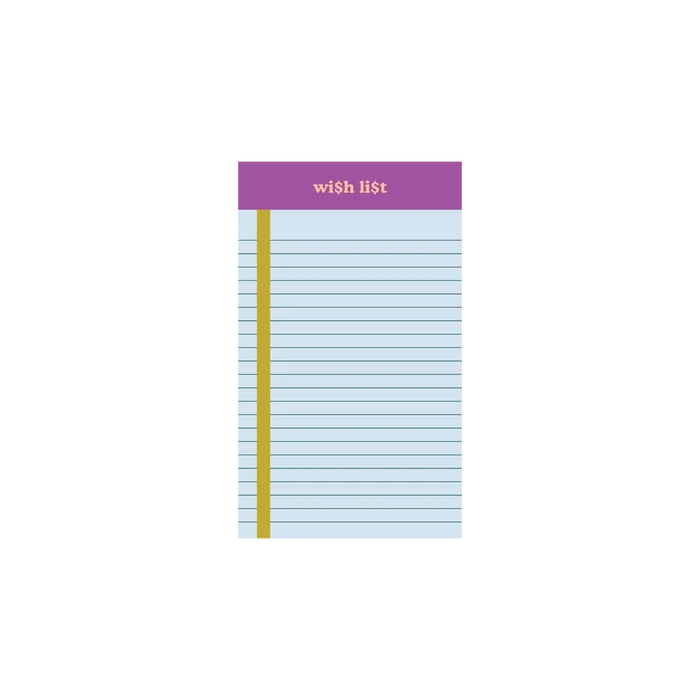 Wish List Notepad