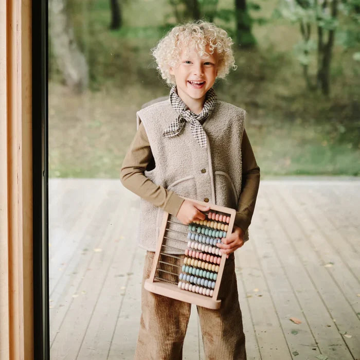 Mushie - Wooden Abacus - Lifestyle Cut 5