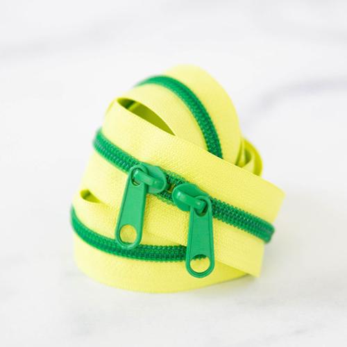 Yellow & Orange Zippers