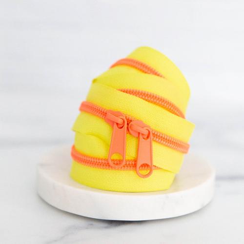 Yellow & Orange Zippers