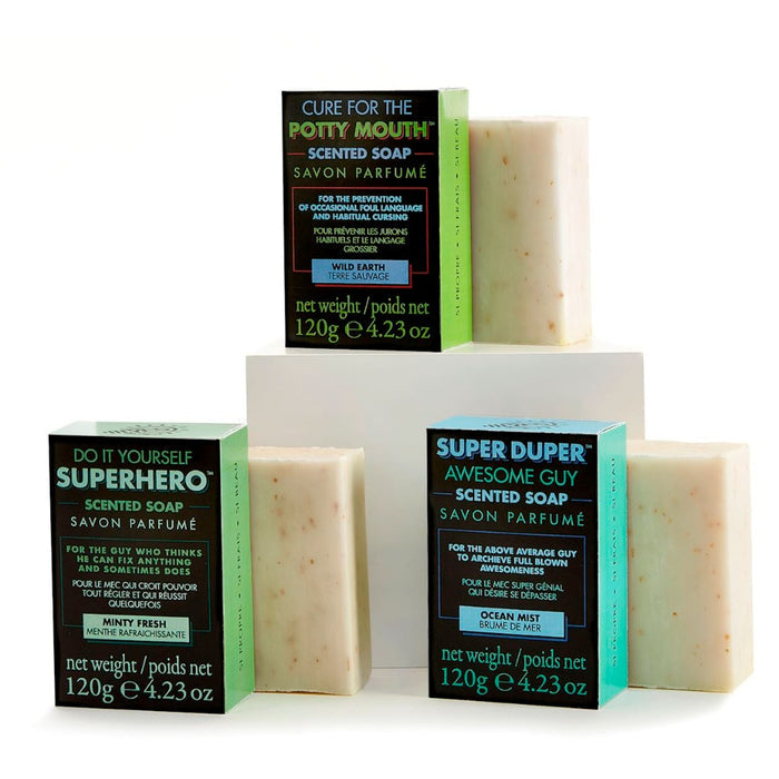 YES Designs Men's Fun Soaps - Assorted - 120g