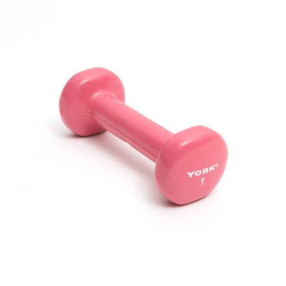YORK Single Vinyl Dipped Dumbbell