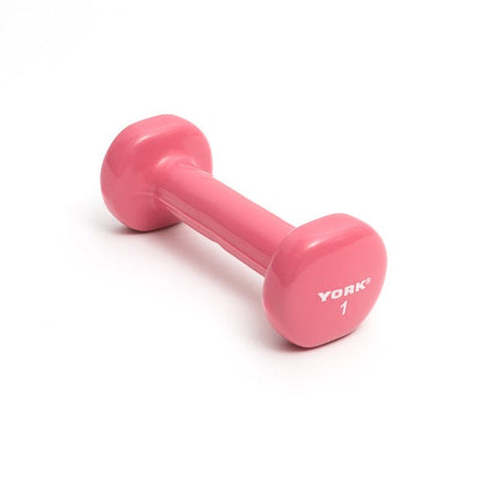 YORK Single Vinyl Dipped Dumbbell