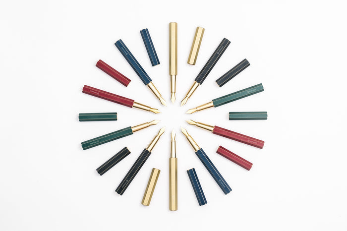 Ystudio Classic Revolve Fountain Pen - Blue