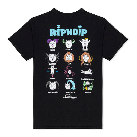 RIPNDIP Zodiac Tee (Vintage Black)