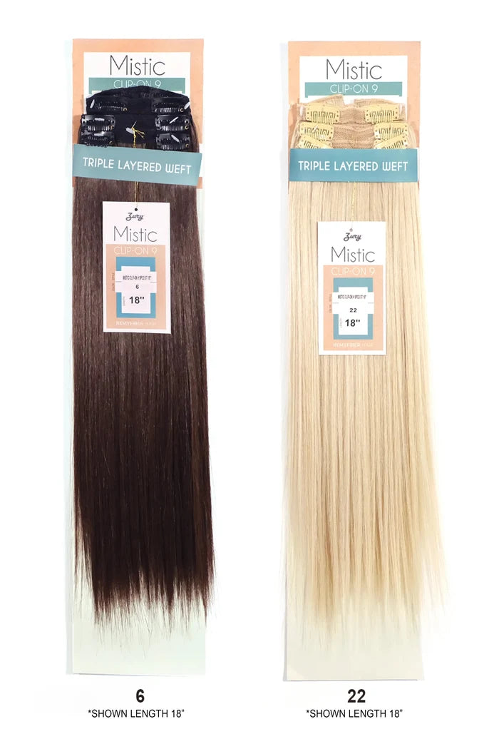 ZURY MISTIC CLIP-ON WEAVE 22 9PC 22" ZURY