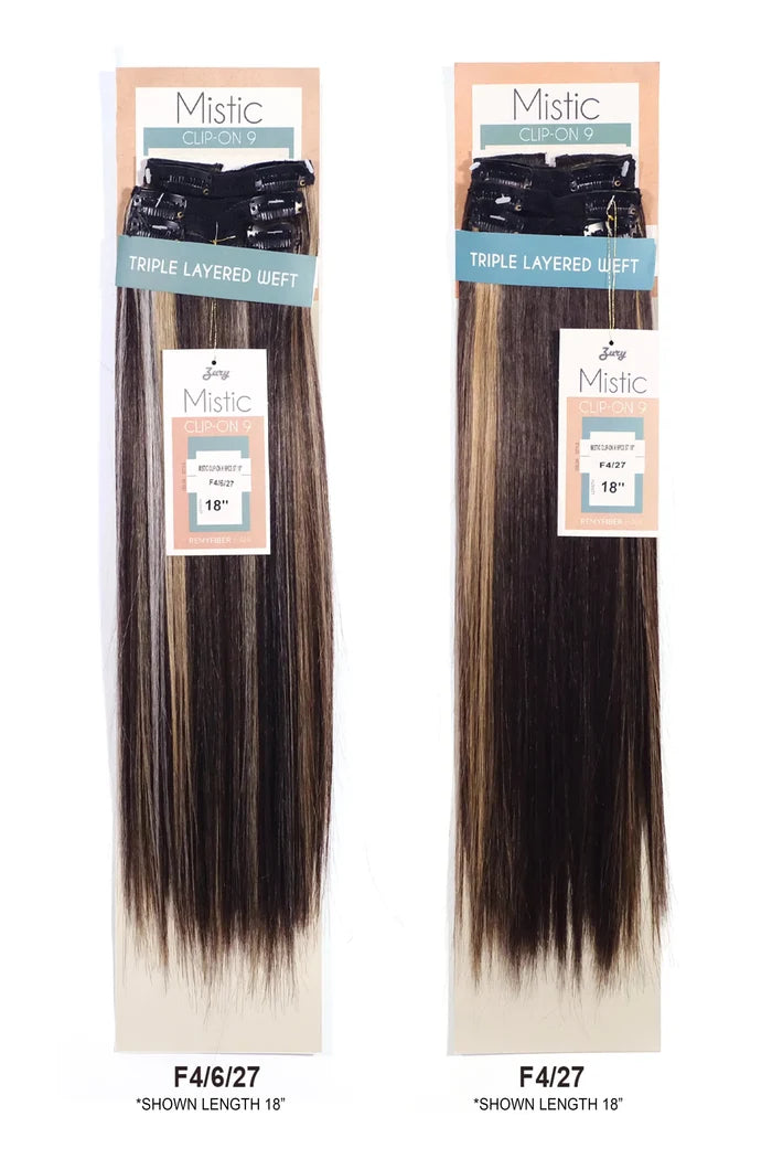 ZURY MISTIC CLIP-ON WEAVE 22 9PC 22" ZURY